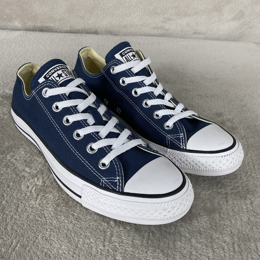 Converse Chuck Taylor Shoes Mens 7.5 Womens 9.5 Navy Blue Canvas Sneakers NEW